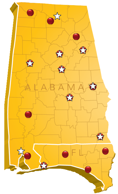 Thompson Parts Solutions Locations in Alabama